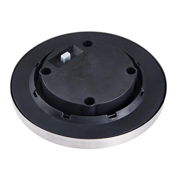 Solar LED IN-Ground 4 Disk Light Pucks I Stainless Finish I Auto Dusk Turn On - Picture 8 of 8